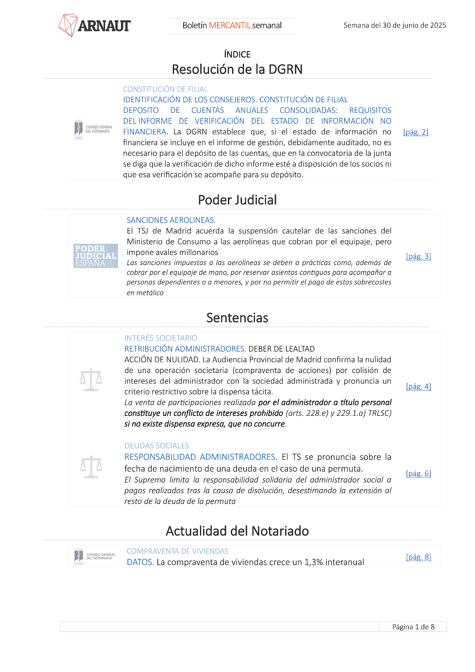 Boletín Mercantil 03/07/2025